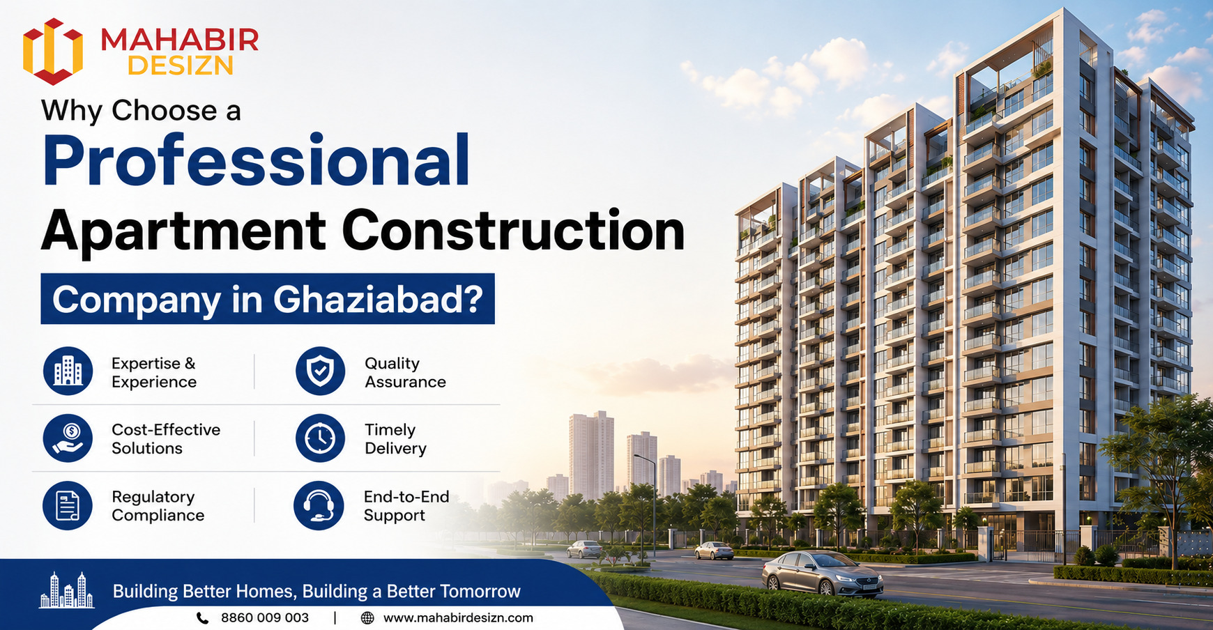 Why Choose a Professional Apartment Construction Company in Ghaziabad?