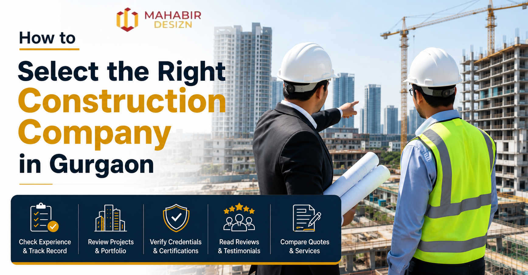 How to Select the Right Construction Company in Gurgaon