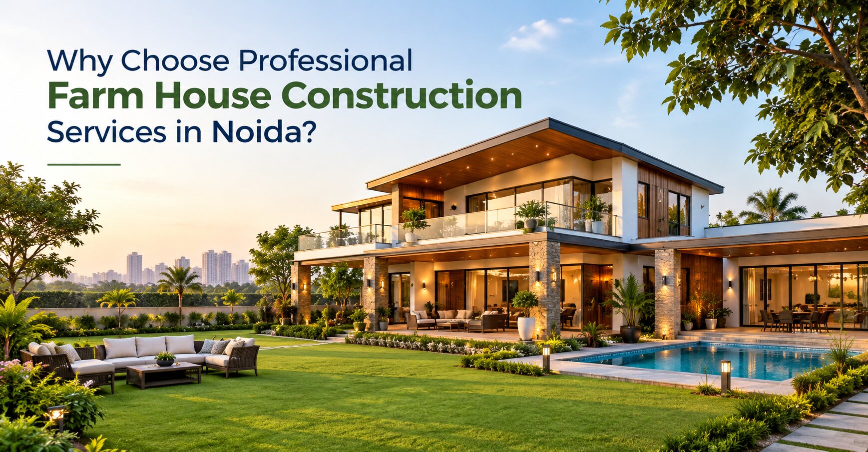 Why Choose Professional Farm House Construction Services in Noida?