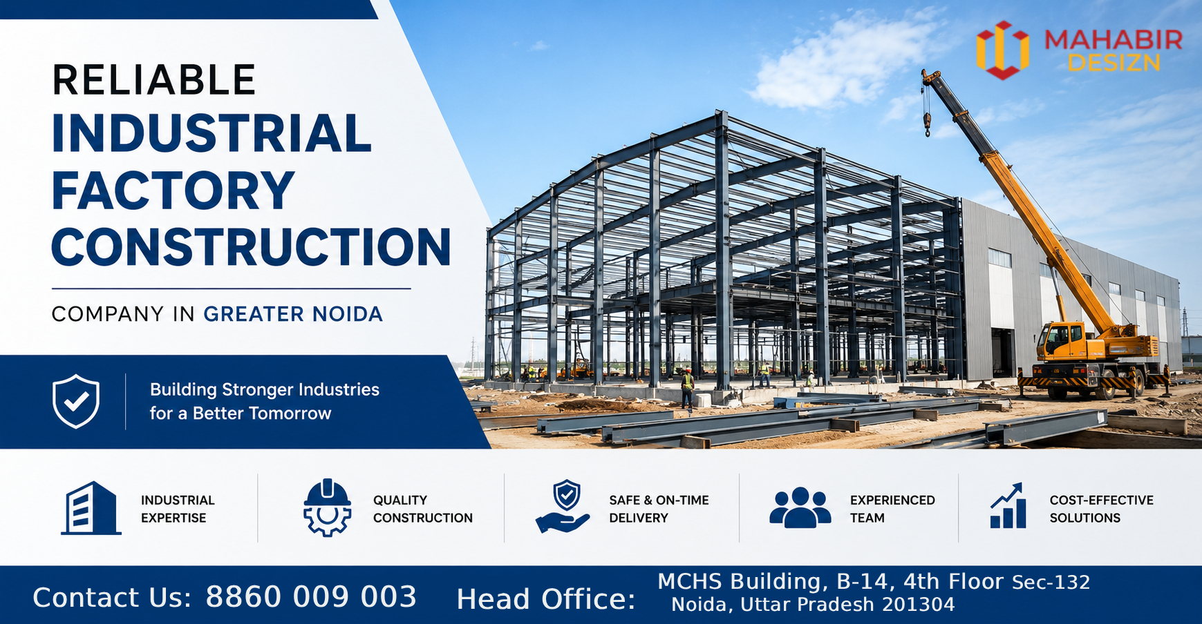 Reliable Industrial Factory Construction Company in Greater Noida