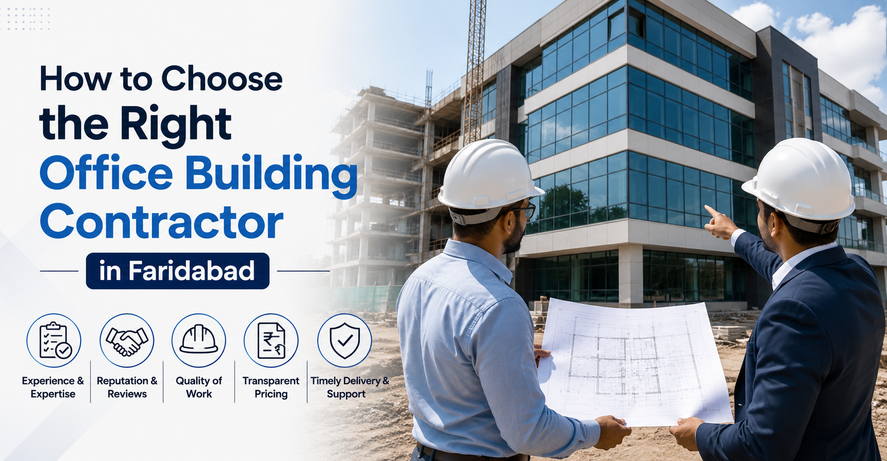 How to Choose the Right Office Building Contractor in Faridabad