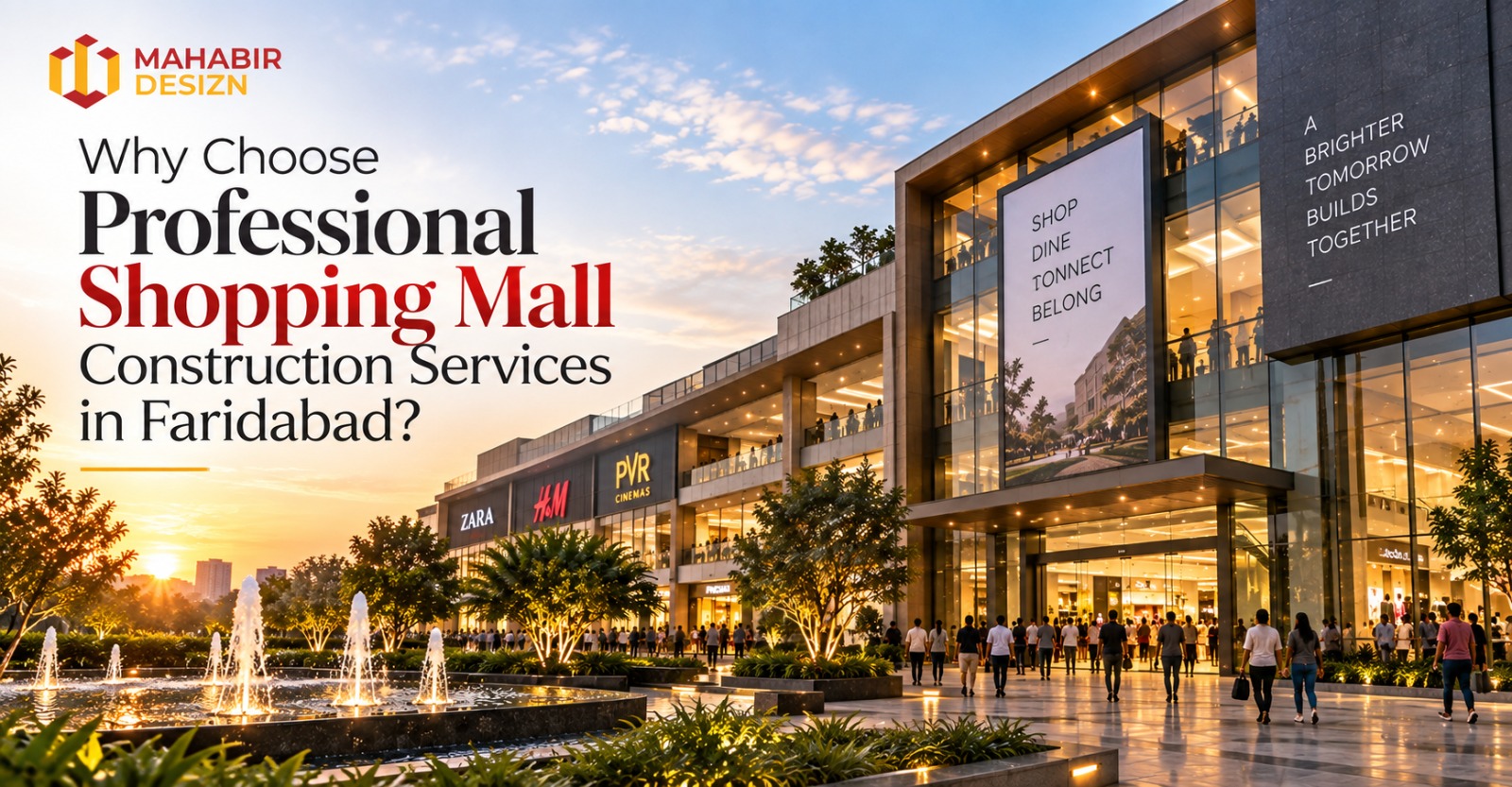 Why Choose Professional Shopping Mall Construction Services in Faridabad?